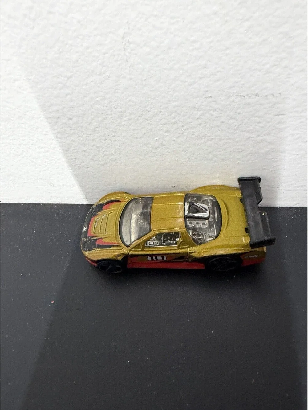 2009 HOT WHEELS ACURA NSX #10 GOLD 1:64 DIECAST 2 3/4